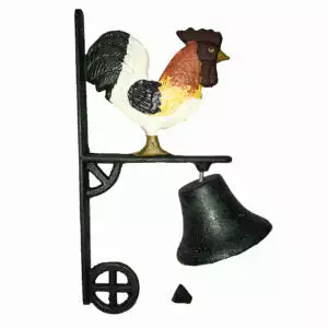 Cajun Classic Cast Iron Rooster Hanging Outdoor Dinner Bell Cast Iron Cookware 1 Cajun Classic Cast Iron Rooster Hanging Outdoor Dinner Bell Cast Iron Cookware