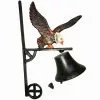 Cajun Classic Cast Iron Cookware Cast Iron Eagle Hanging Outdoor Dinner Bell