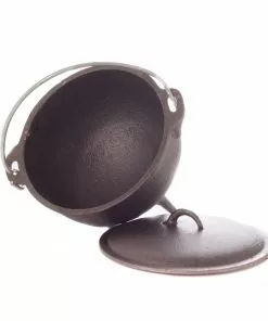 Cajun Classic Cajun Class Small Jambalaya Pot Seasoned Cast Iron Cookware