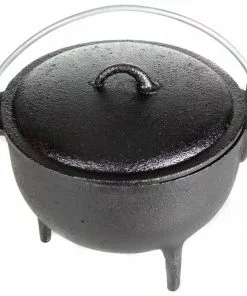 Cajun Classic Cajun Class Small Jambalaya Pot Seasoned Cast Iron Cookware