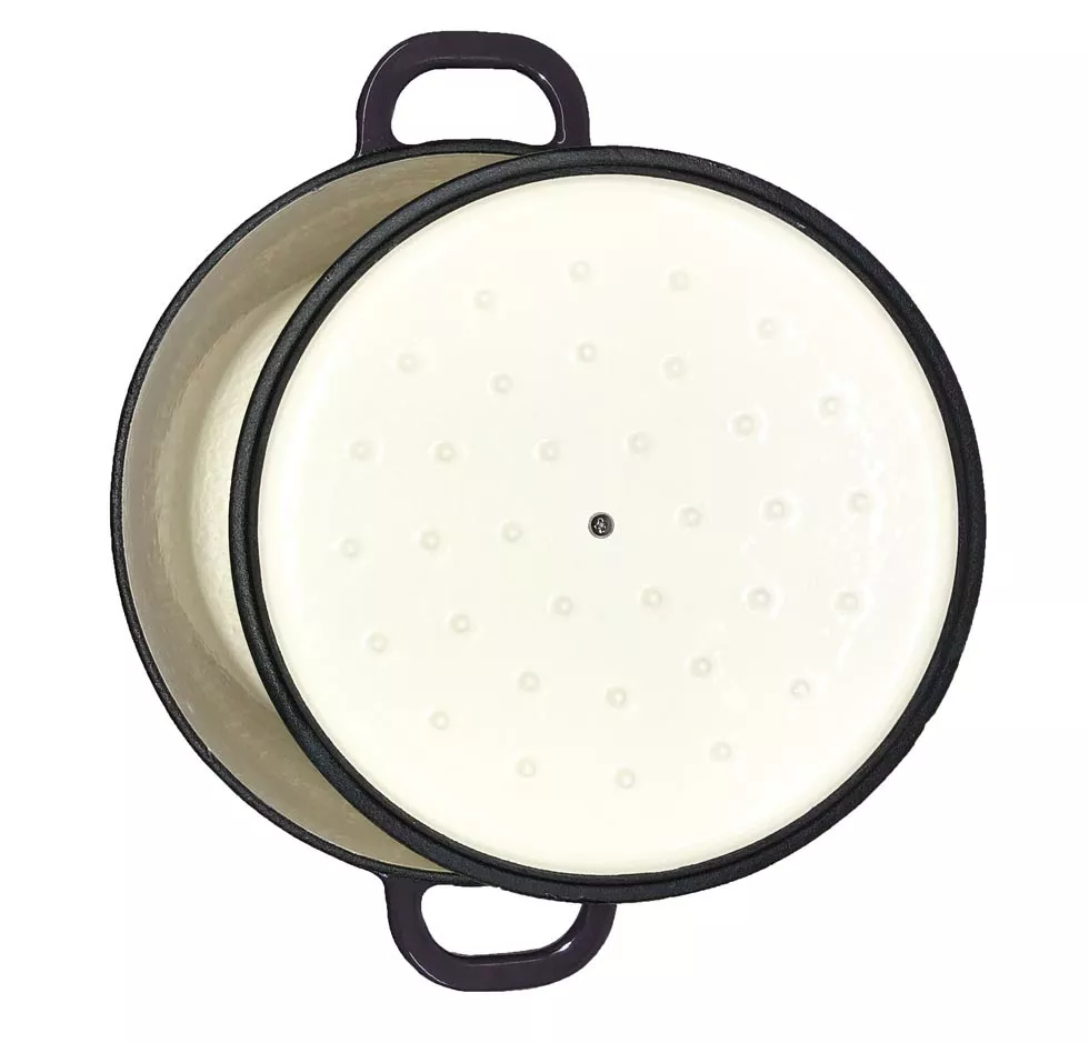 Cast Iron Cookware Cajun Classic 5 Qt Enamel Purple & Gold Dutch Oven 3 Cast Iron Cookware Cajun Classic 5 Qt Enamel Purple & Gold Dutch Oven