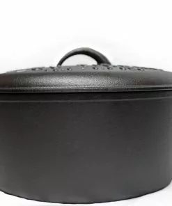 Cajun Classic Seasoned Cast Iron Dutch Oven Pot LSU Tigers- 9 Quart