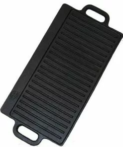 Cajun Classic Small Square Reversible Grill 9×17 Inch- Cast Iron