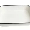 Cajun Classic White Enamel Baking Dish