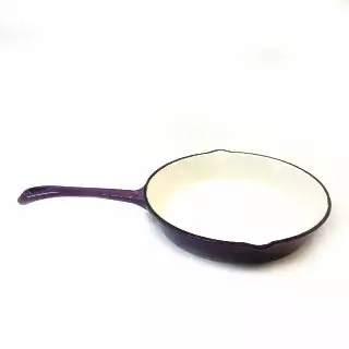 Cajun Classic 12 Inch Enamel Purple Skillet Cast Iron Cookware 1 Cajun Classic 12 Inch Enamel Purple Skillet Cast Iron Cookware
