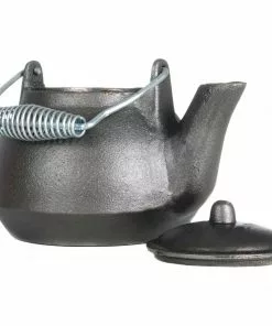 Cast Iron Cookware Cajun Classic Cast Iron Tea Kettle - 1 Quart