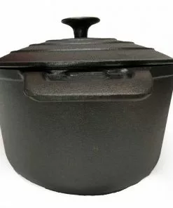 Cajun Classic Oval Seasoned Cast Iron Casserole Pot - 6 Quart 5 Cajun Classic Oval Seasoned Cast Iron Casserole Pot - 6 Quart