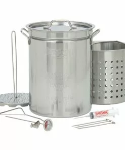 Turkey Fryers Bayou Classic Stainless Steel Turkey Fryer 32 Qt Pot