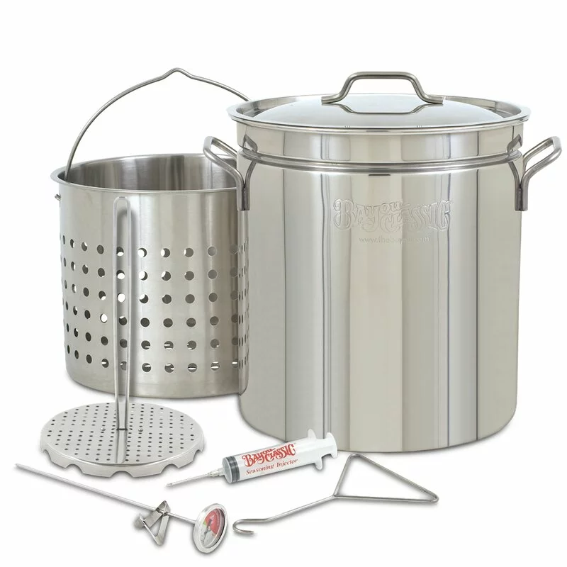 Bayou Classic Stainless Steel Turkey Fryer 44 Qt Pot Turkey Fryers 1 Bayou Classic Stainless Steel Turkey Fryer 44 Qt Pot Turkey Fryers