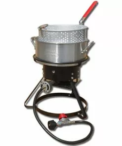 Fish Fryers King Kooker Outdoor Cooker Package With Aluminum Fry Pan