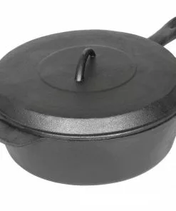 Cajun Classic Seasoned Small Cast Iron Chicken Fryer Cast Iron Cookware