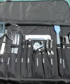 King Kooker Tailgating Utensil Set With Red & Black Carrying Case