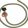 King Kooker Stainless Steel 0-5 PSI Hose & Regulator With Male Pipe Thread And Orifice