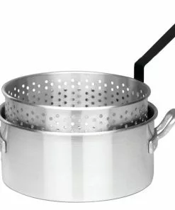 Fish Fryers Bayou Classic 10 Quart Aluminum Deep Fryer Pot (No Lid)