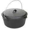 Cajun Classic Seasoned Cast Iron Dutch Oven Pot - 9 Quart