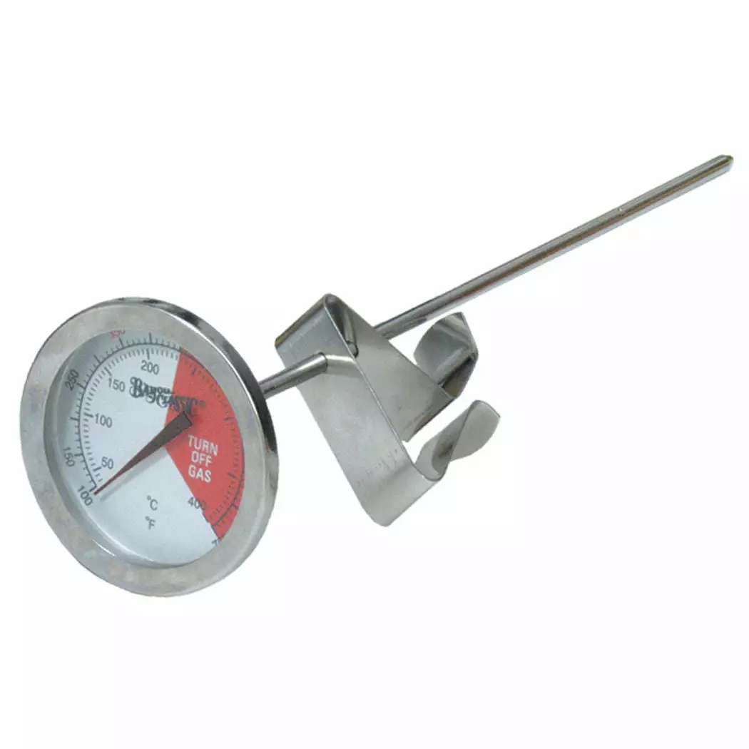 Bayou Classic 5 Inch Stainless Steel Thermometer Cooking Accessories 1 Bayou Classic 5 Inch Stainless Steel Thermometer Cooking Accessories