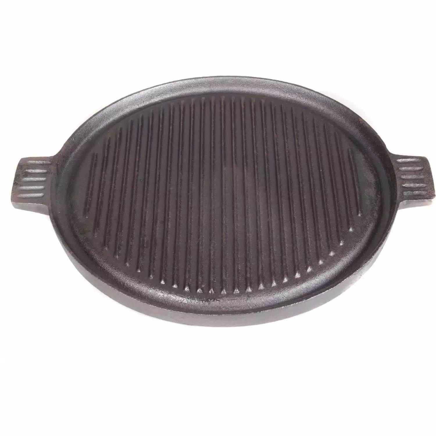 Cajun Classic Seasoned Round Reversible Cast Iron Griddle 2 Cajun Classic Seasoned Round Reversible Cast Iron Griddle