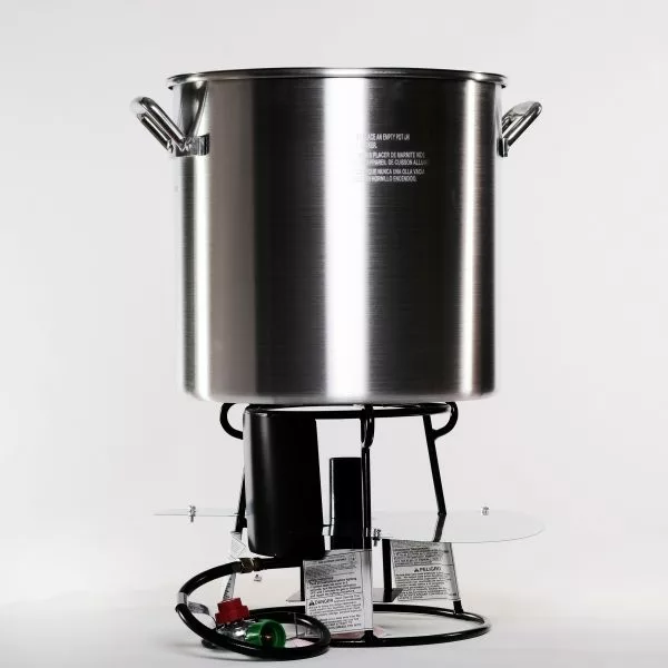King Kooker Outdoor Double Jet Cooker Kit With 60 Quart Aluminum Pot