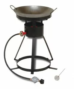 King Kooker Steel Wok Outdoor Cooking Kit