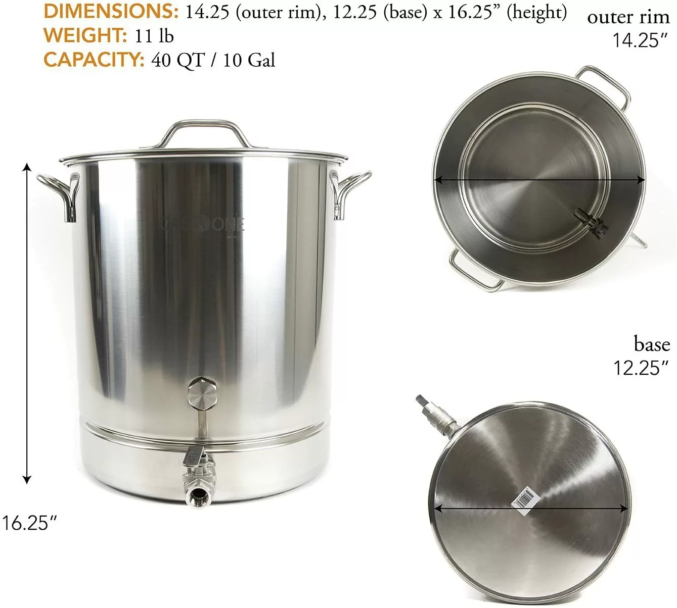 Cajun Outdoor Cooking 10 Gallon Brew Pot Kit 2 Cajun Outdoor Cooking 10 Gallon Brew Pot Kit