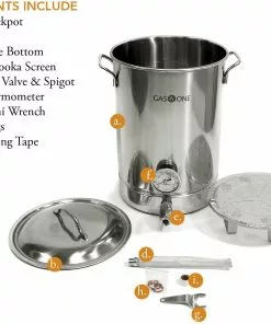 Cajun Outdoor Cooking 8 Gallon Stainless Steel Stock Pot With Spigot Brew Pots 9 Cajun Outdoor Cooking 8 Gallon Stainless Steel Stock Pot With Spigot Brew Pots