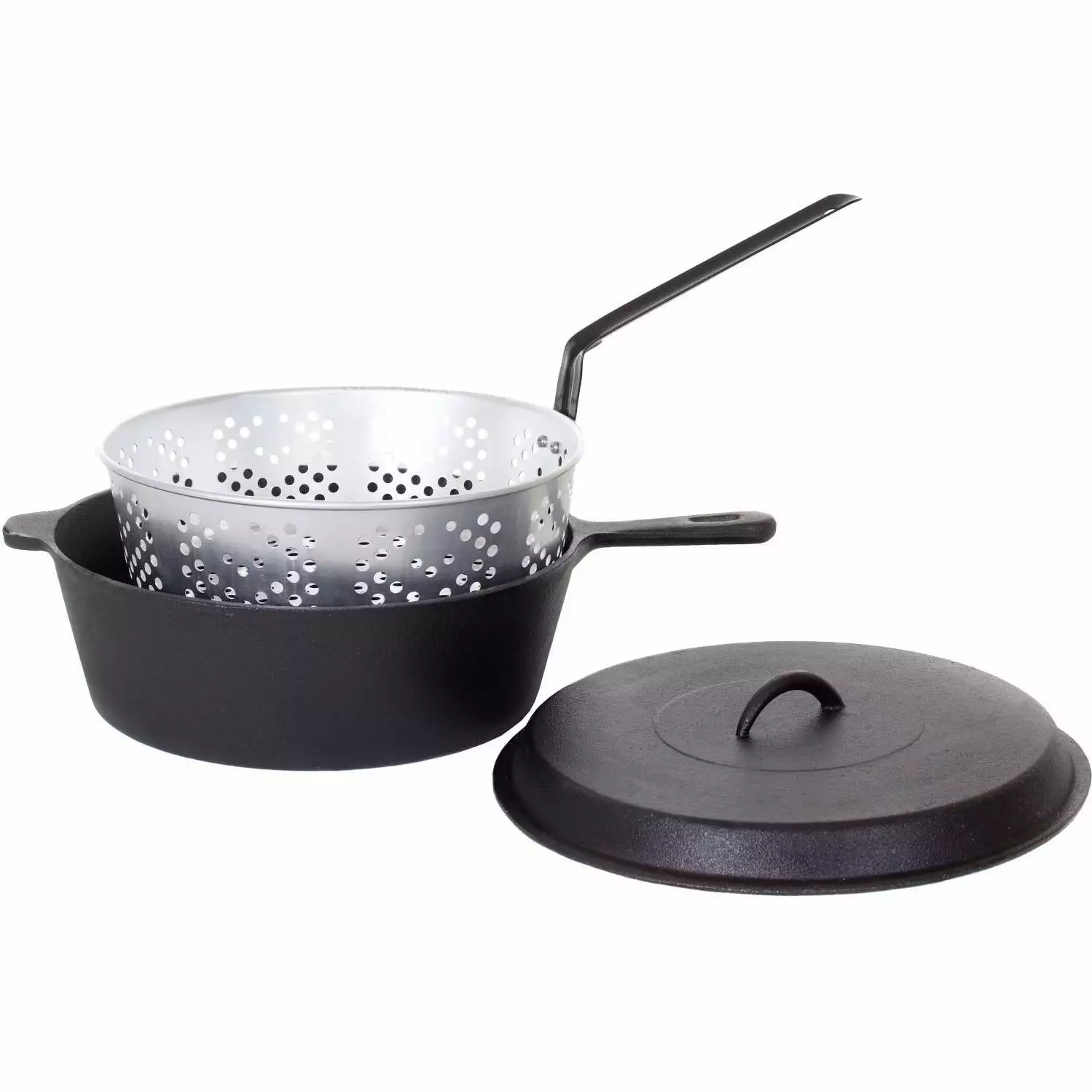 Cast Iron Cookware Cajun Classic Seasoned Large Cast Iron Chicken Fryer 1 Cast Iron Cookware Cajun Classic Seasoned Large Cast Iron Chicken Fryer