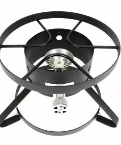 Cajun Outdoor Cooking High Pressure Propane Burner And 24 QT Aluminum Steamer Pot Bundle Stainless Pot Steamers