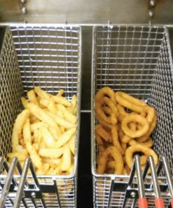 King Kooker V Bottom Double Large Fish Fryer Multi Purpose Cooker Fish Fryers