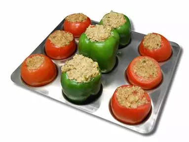 King Kooker Stuffed Bell Pepper & Tomato Rack Cooking Accessories 1 King Kooker Stuffed Bell Pepper & Tomato Rack Cooking Accessories