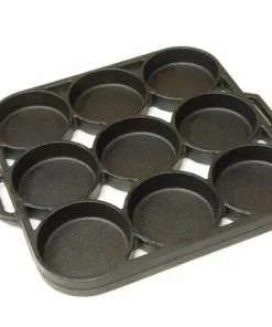 King Kooker Cast Iron Cookware Cast Iron Biscuit Pan