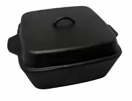 King Kooker 12 Quart Pre-Seasoned Cast Iron Roaster With Lid Cast Iron Cookware 1 King Kooker 12 Quart Pre-Seasoned Cast Iron Roaster With Lid Cast Iron Cookware