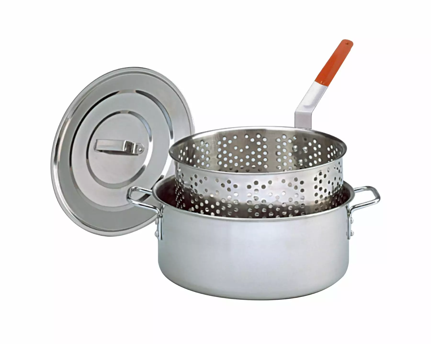 King Kooker 10 Quart Stainless Steel Fry Pan With Basket And Lid Fish Fryers 1 King Kooker 10 Quart Stainless Steel Fry Pan With Basket And Lid Fish Fryers
