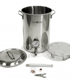 Cajun Outdoor Cooking 8 Gallon Stainless Steel Stock Pot With Spigot Brew Pots