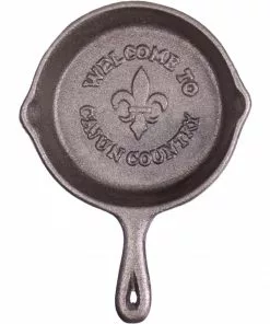 Cajun Classic Welcome To Cajun Country Fleur De Lis Cast Iron Skillet Cast Iron Cookware