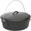 Cajun Classic Seasoned Cast Iron Dutch Oven Pot - 12 Quart