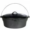 Cast Iron Cookware Cajun Classic Seasoned Cast Iron Dutch Oven Pot - 20 Quart