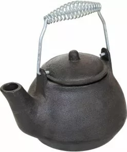 Cast Iron Cookware Cajun Classic Seasoned Cast Iron Teapot