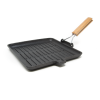 Cajun Outdoor Cooking Cast Iron Square Griddle Pan Cast Iron Cookware