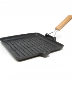 Cajun Outdoor Cooking Cast Iron Square Griddle Pan Cast Iron Cookware