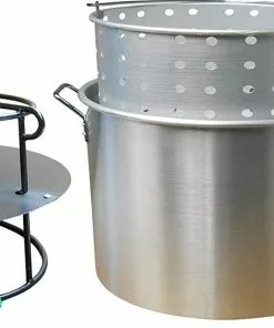King Kooker Outdoor Double Jet Cooker Kit With 90 Quart Aluminum Pot Stock Pots
