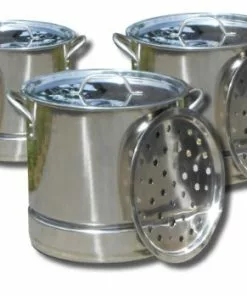 King Kooker Professional Stainless Steel Stock Pot Set