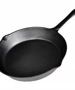 Cajun Classic Seasoned Cast Iron Skillet - 8 Inch Cast Iron Cookware