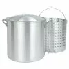 Bayou Classic 100 Quart Aluminum Steamer Stock Pot Stock Pots