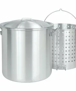 Bayou Classic 100 Quart Aluminum Steamer Stock Pot Stock Pots