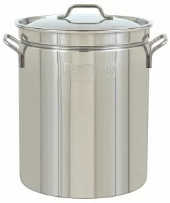 Stock Pots Bayou Classic 62 Qt Stainless Steel Pot & Lid 1060