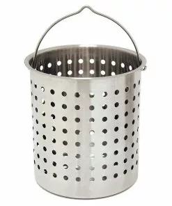 Bayou Classic 62 Stainless Steel Stock Pot Basket Aluminum Stock Pot Baskets