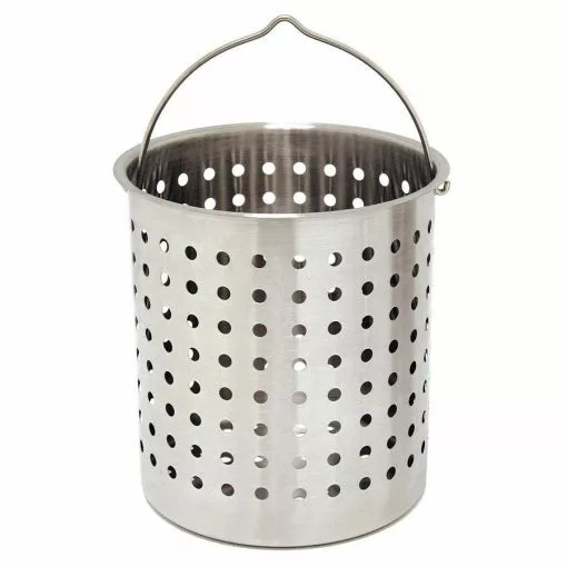 Bayou Classic 62 Stainless Steel Stock Pot Basket Aluminum Stock Pot Baskets