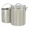 Stock Pots Bayou Classic 62 Quart Stainless Steel Stock Pot Kit 1160
