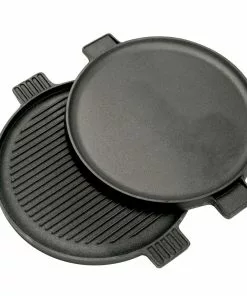 King Kooker Cast Iron Reversible Round Griddle