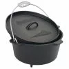 Bayou Classic 8.5 Quart Camp Dutch Oven W/ Legs Cast Iron Cookware
